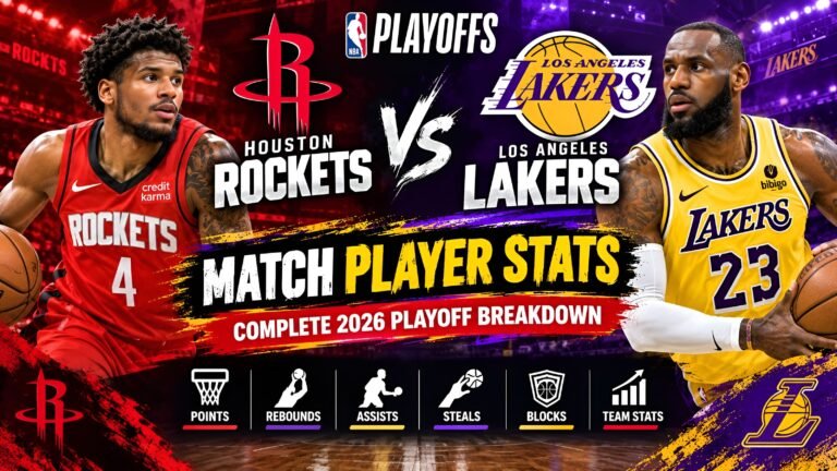 Houston Rockets vs Lakers Match Player Stats: Complete 2026 Playoff Breakdown Houston Rockets vs Lakers Match Player Stats